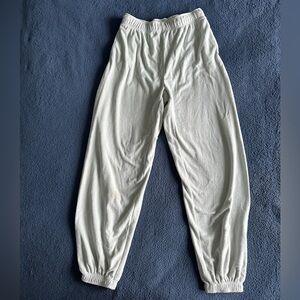 Aritzia seafoam color terry sweatpants